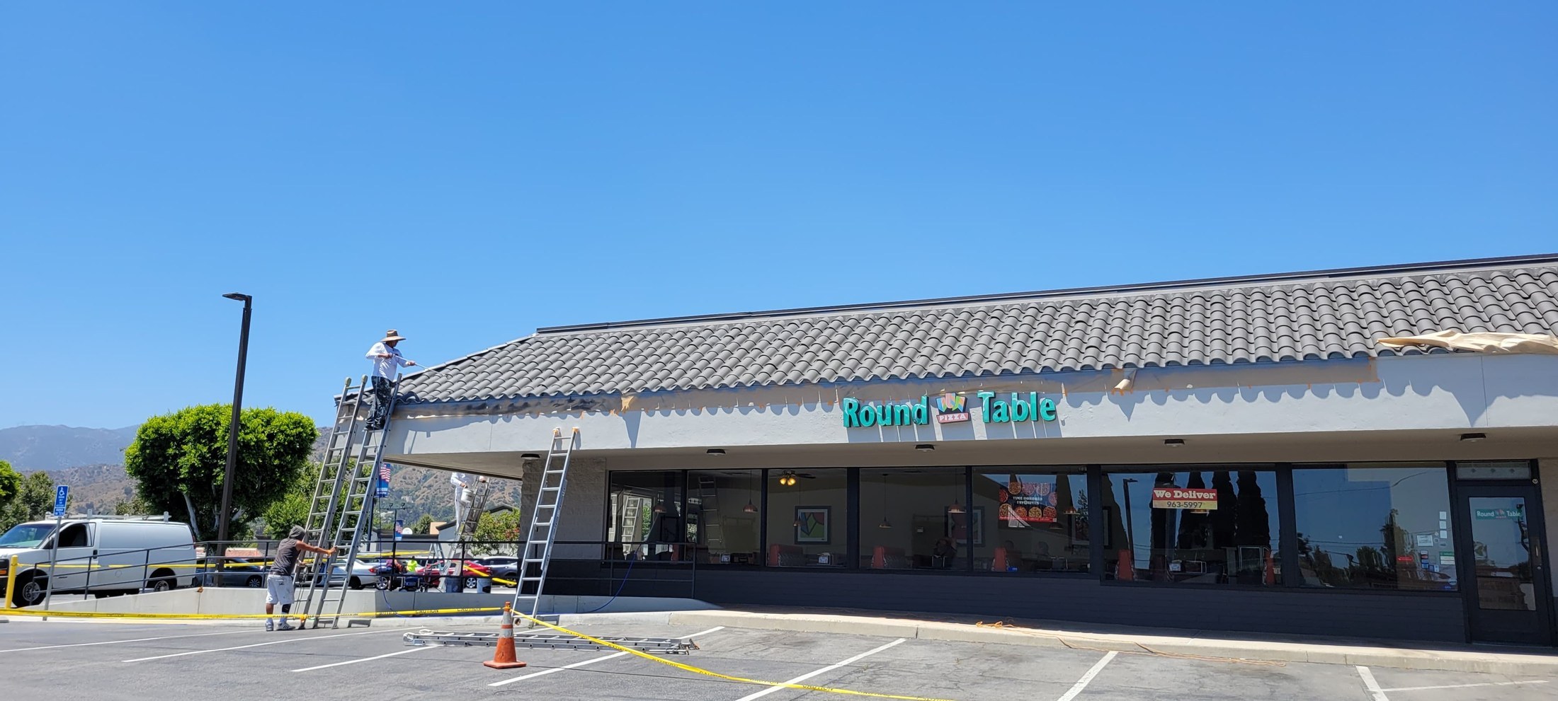 Commercial office space painting project