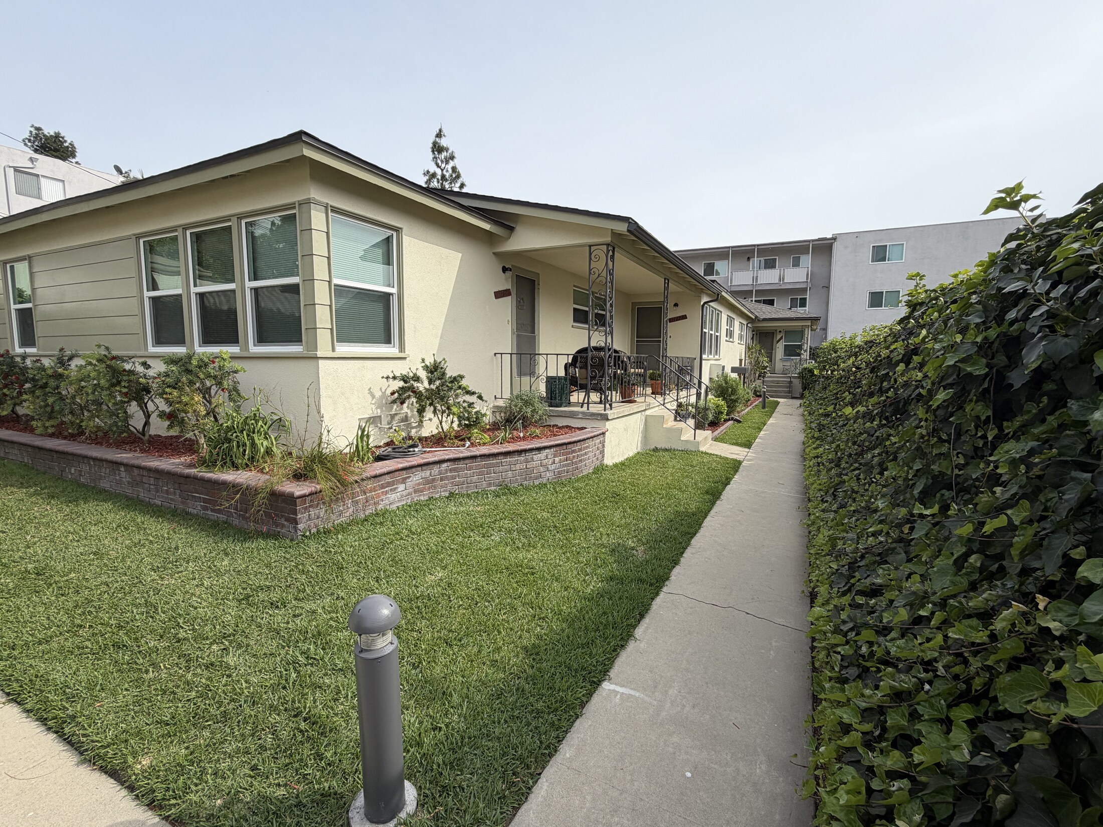 Freshly painted home exterior in Orange County
